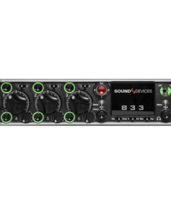 מקליט שטח נייד 8 ערוצים | Sound Devices 833 8-Channel / 12-Track Field Recorder