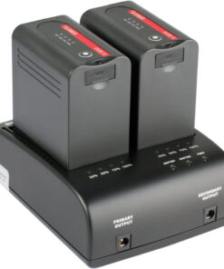 מטען כפול וספק כוח לסוללות -SWIT S-3602I DUAL CHARGER & ADAPTER FOR JVC