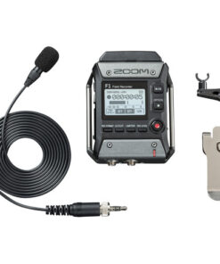 Alternative view of מקליט שטח נייד כולל מיקרופון דש | Zoom F1-LP Field Recorder with Lavalier Mic