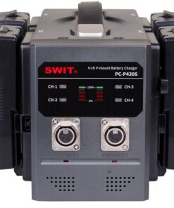 מטען V-Mount מרובע (4 ערוצים) וספק כוח כפול - SWIT PC-P430S