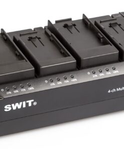 Alternative view of מטען מרובע (4 ערוצים) לטעינה בו-זמנית - SWIT 4-Channel Simultaneous DV Battery Charger (BP-U)