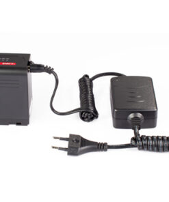 Alternative view of מטען נייד לסוללות DV עם כבל מסולסל - SWIT S-3010D Portable Charger for SWIT DV Batteries