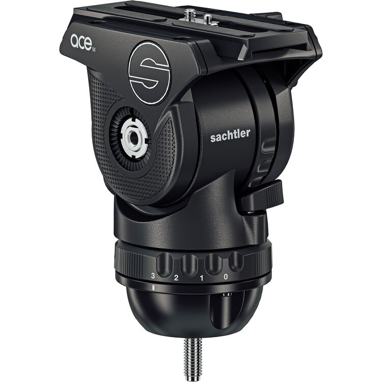 חצובת אלומיניום מקצועית עם ספרדר תחתון - Sachtler Ace M Fluid Head & Ground Spreader System – תמונה 10