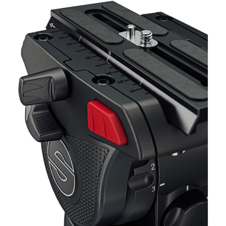 חצובת אלומיניום מקצועית עם ספרדר תחתון - Sachtler Ace M Fluid Head & Ground Spreader System – תמונה 11
