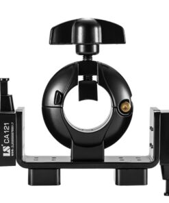 LS CA121 Pipe Clamp - מהדק רב תכליתי עם 2 מחזיקי סוללות V-Mount