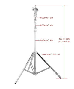 Alternative view of סטנד תאורה מיני קומבו - E-Image HS02 Plus Heavy Duty Cine Stand