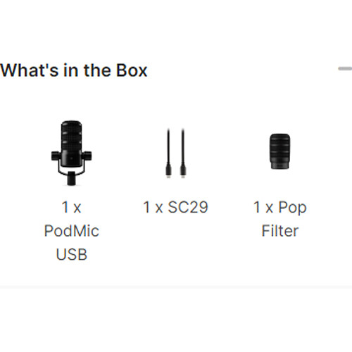 מיקרופון דינמי מקצועי XLR ו-USB-C | RØDE PodMic USB – תמונה 6