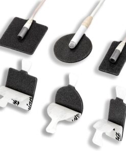 Alternative view of מדבקות לקיבוע מיקרופון - Viviana Dots Premium Soft Foam Lavalier Stickers (70-Pack, Square)