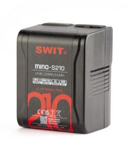סוללת V-Mount קומפקטית בקיבולת גבוהה 210Wh לצילום מקצועי - MINO-S210 210Wh Pocket V-mount Battery Pack