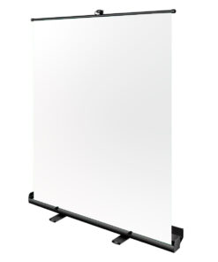 E-IMAGE - מסך רולאפ בצבע לבן  200X200 להקרנה וצילום