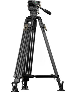 חצובת וידאו קרבון - Tilta 75mm Cine Fluid Head with 2-Stage One-Touch Carbon Fiber Tripod System