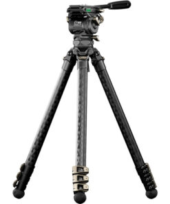 חצובת וידאו קרבון - Tilta 75mm Cine Fluid Head with 3-Stage Carbon Fiber Tripod System
