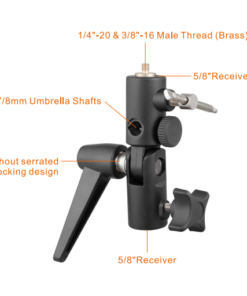 Alternative view of מתאם מטרייה מסתובב - E-Image MT-014 Swivel Umbrella Adapter