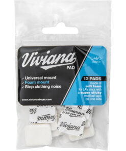 רפידות קצף למיקרופון - Viviana Pads Soft Foam Mounts for Lavalier Microphones (12-Pack, White)