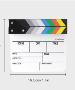 Alternative view of לוח טייק מיני - E-IMAGE ECB-06 Mini Double Side Clapperboard