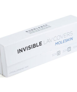 כיסויי מיקרופון דש - Bubblebee Industries Moleskin Invisible Lavalier Microphone Covers (10 Black / 10 Beige / 10 White)