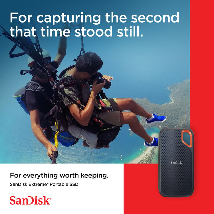 כונן SSD חיצוני בנפח 2TB קשיח - SanDisk 2TB Extreme Portable SSD V2 – תמונה 11