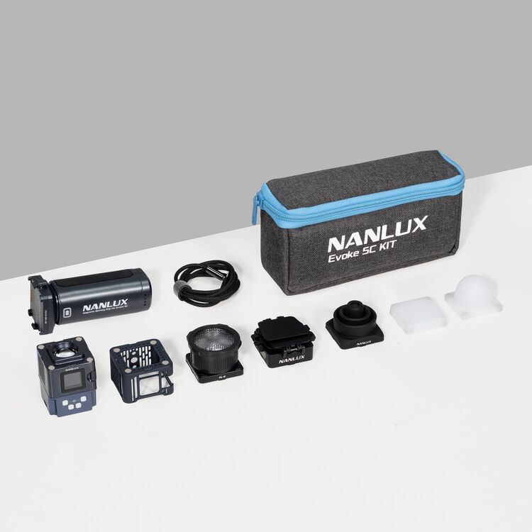 ערכת פנס תאורה - Nanlux Evoke 5C RGB LED Spotlight Kit – תמונה 13