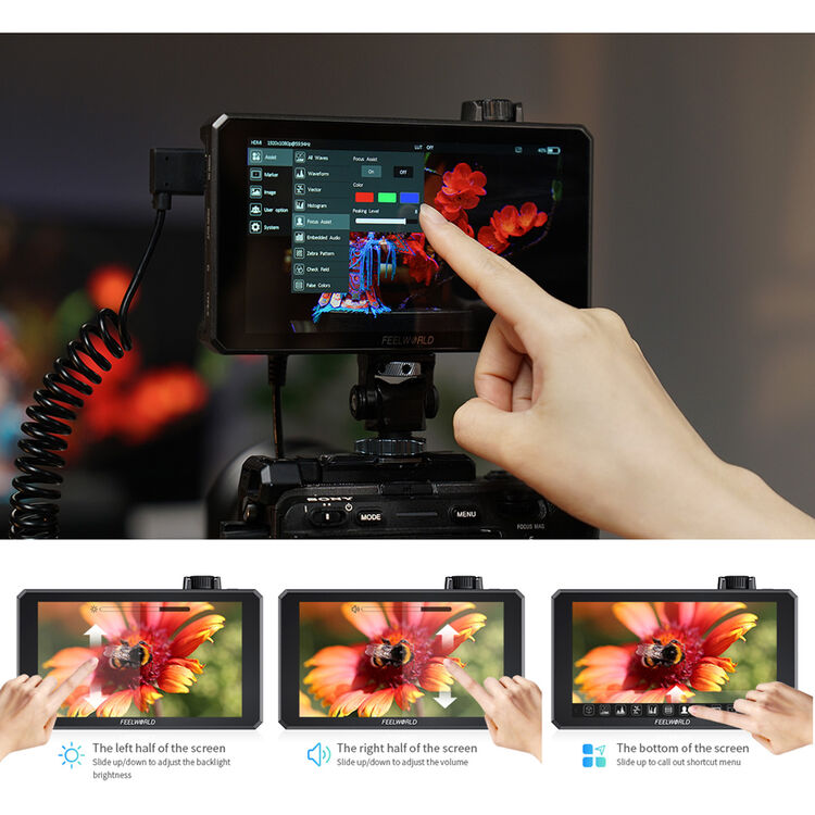 מוניטור שטח מקצועי למצלמה "6 | Feelworld SC6 – תמונה 12