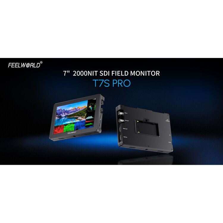 מוניטור שטח מקצועי למצלמה "7 | Feelworld T7S PRO – תמונה 7