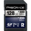 כרטיס זיכרון מקצועי 128GB UHS-II V90 | ProGrade Digital SDXC Iridium